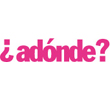 ¿adónde? - Logo