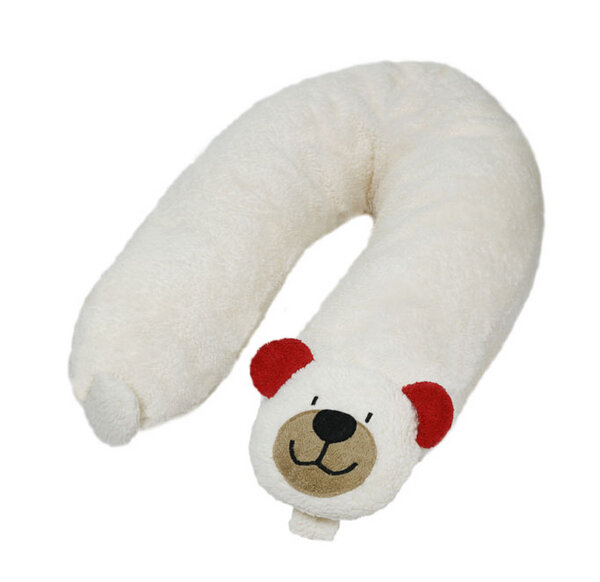 Stillkissen Teddy mit Dinkelspelz gefüllt (rot) - Efie