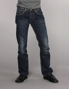 Jeans Lewis, deep pressed green - Kuyichi