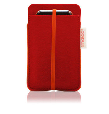 Filz-Tasche für iPhone und iPod Classic/Touch - redmaloo