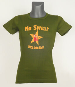 No Sweat Gold Star T-Shirt Woman - No Sweat