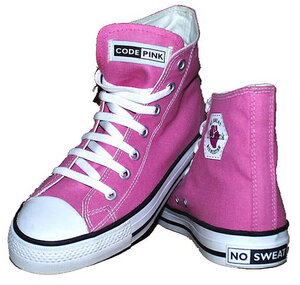 No Sweat Code Pink High Top - No Sweat