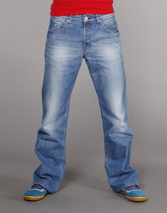 Jeans Dave, soft combed blue - Kuyichi