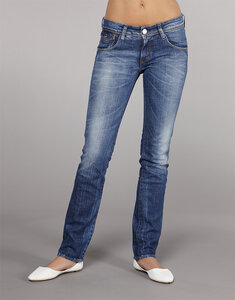 Jeans Lisa, wrung out blu - Kuyichi