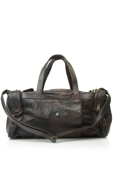 Ledertasche im Patchwork-Look - STUDIO JUX