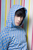 Hoodie mit blauen Elefanten - Ken Panda