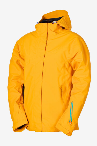 Floated 3L Lined Girls Jacket Bright Marigold - PYUA