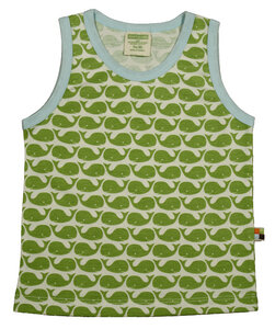 Trägerhemd aus Single Jersey mit Druck, 100% Bio-Baumwolle (kbA)  - loud + proud