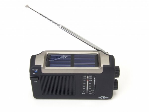 Solar Radio mit Kurbel - Grünspar