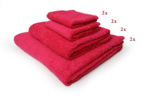 Handtuch-Set L 'Bright Rose' - Caleb's Hill