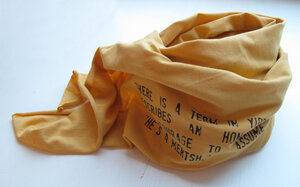 Jersey Schal 'Mentsh' - Lena Schokolade