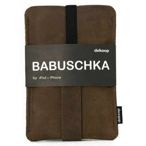 Leder iPhone Hülle Babuschka - Dekoop