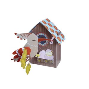 Bastelbogen für Wanddekoration - Coq en Pate