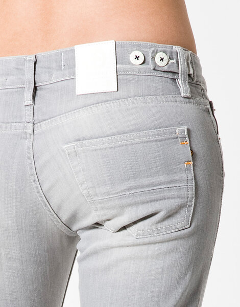 Jeans Lisa, creased concrete - Kuyichi