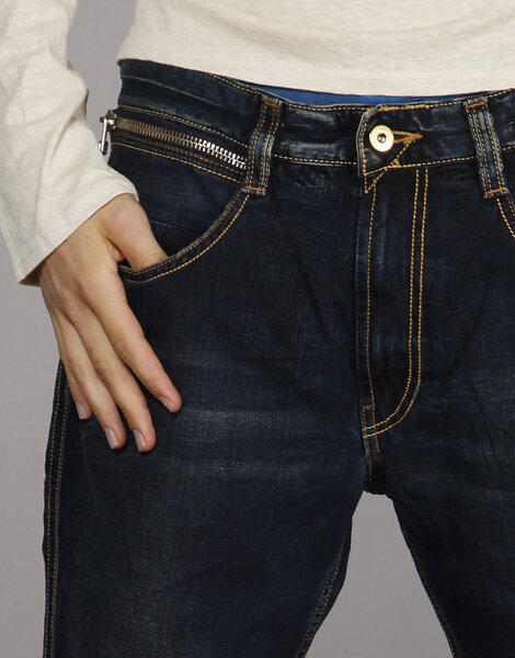 Jeans Billy, deep pressed green - Kuyichi