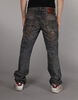 Jeans Ryle, oil stained black - Kuyichi