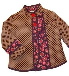 Wende-Jacke Lisbeth gemustert - Green Cotton