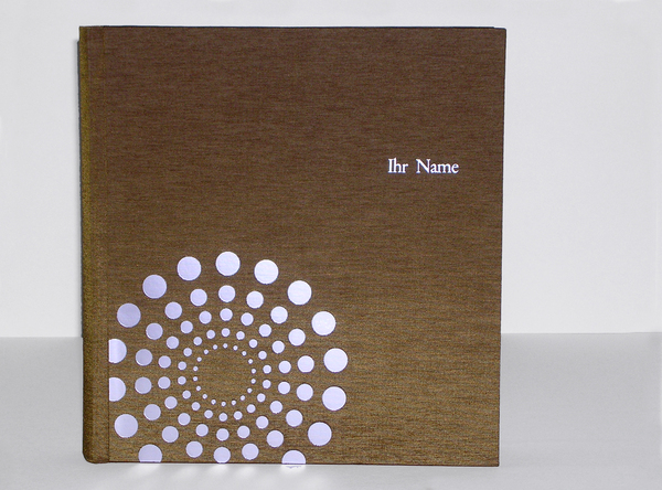 Fotoalbum 'Kreise' - Buchbinderei Rost