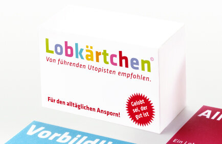 Utopia-Lobkärtchen© - Wolpertinger Warenhaus