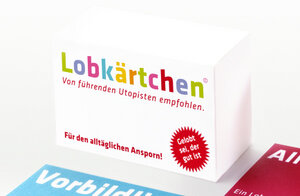 Utopia-Lobkärtchen© - Wolpertinger Warenhaus