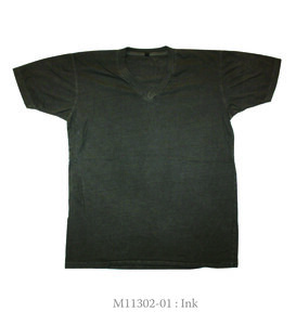 REAL INK - Unisex Organic Short Sleeve V Neck Tee - Chakura by Ku Ambiance