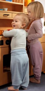 Engel Babybekleidung, Baby - Schlupfhemd langarmig, aus Wolle und Seide - Engel natur