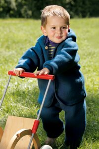 Engel Babybekleidung, Baby - Hose lang, aus aus reiner Schurwolle, verarbeitet zu Schurwoll-Fleece - Engel 