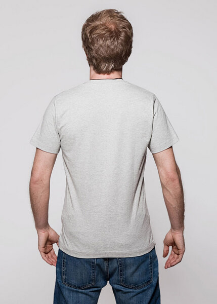 T-Shirt Grau Meliert - GREENALITY