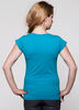 T-Shirt V-Neck Petrol - GREENALITY