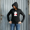 Eyecatcha „BuhoO“ Frauen-HOODY FAIR TRADE - shop handgedruckt