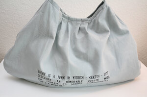 'MENTSH' Tasche - Lena Schokolade