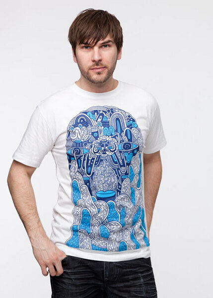 Mens offtemple white - THOKKTHOKK