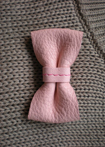 Schleifenbrosche rosa - Ksia