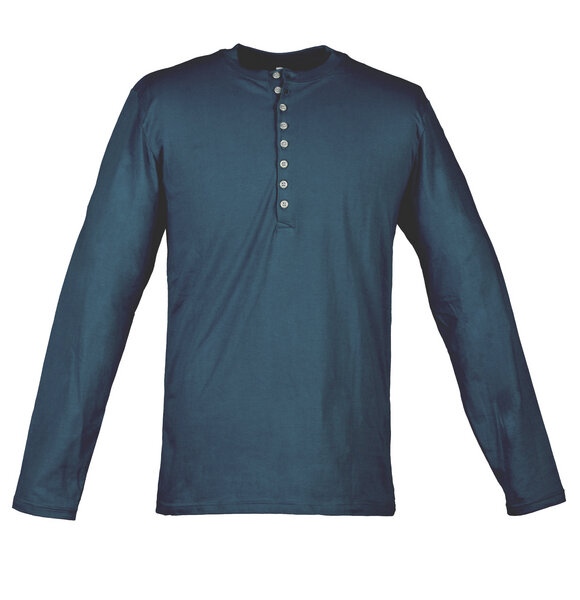 buttoned Longsleeve ink - bleed