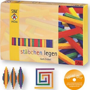 Lernspiel 'Stäbchen Legen' - Sina Spielzeug