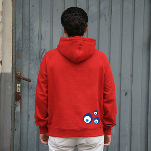 'Nazar' Männer-Hoody FAIR TRADE - shop handgedruckt