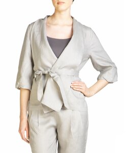 Leinen Wickeljacke Tina - Komodo