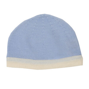 Baby Strickmütze Junge, Farbe: soft blau - Poppy and Ned