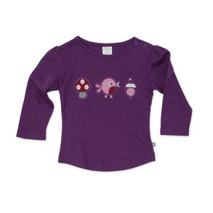 Green Baby T- Shirt mit Applikation, Farbe: lila - Green Baby