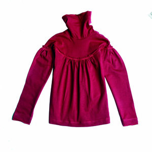 Ideo Rollkragen Shirt, Farbe: himbeer rot - Ideo