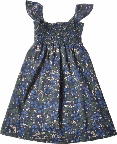 Ideo Sommer Trägerkleid, Farbe: blau gemustert - Ideo