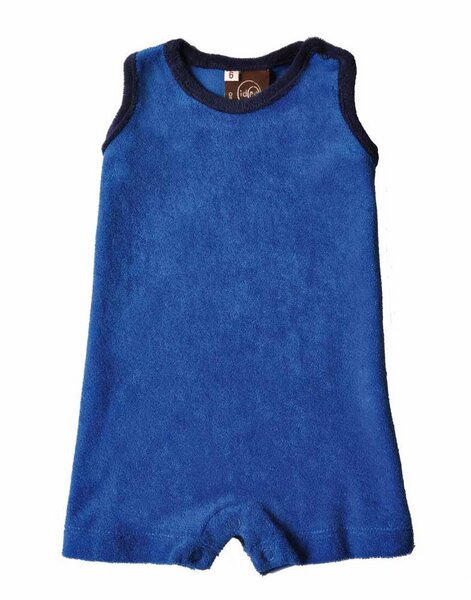 Ideo Baby Einteiler aus Frotte, Farbe: blau - Ideo