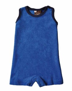 Ideo Baby Einteiler aus Frotte, Farbe: blau - Ideo