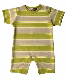 Ideo Baby Spieler im Ringel Look, Farbe: kiwi - Ideo