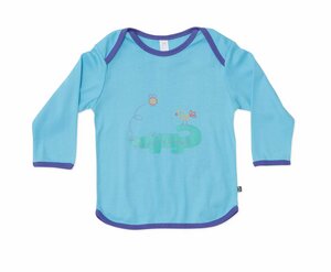 Grenn Baby Bio T-Shirt mit Druck; Farbe: türkis - Green Baby