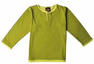 Ideo Ökologisches Langarm Shirt, Farbe: hellgrün - Ideo