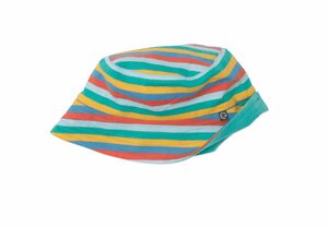 Green Baby Kinder Sonnenhut zum Wenden im Streifendesign - Green Baby