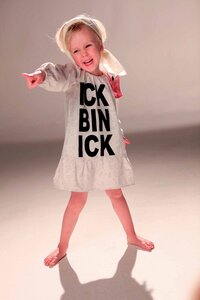 sm hope Mädchenkleid 'Ick bin Ick', Farbe: hell beige - sm hope