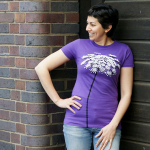 'Wilde Möhre' Frauen-T-SHIRT FAIR WEAR ORGANIC - shop handgedruckt