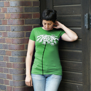 'Wilde Möhre' Frauen-T-SHIRT FAIR TRADE - shop handgedruckt
